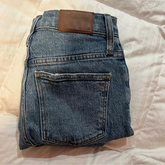 Madewell Classic Straight Denim Jeans in Fawn Wash Size 23 - Picture 7 of 7